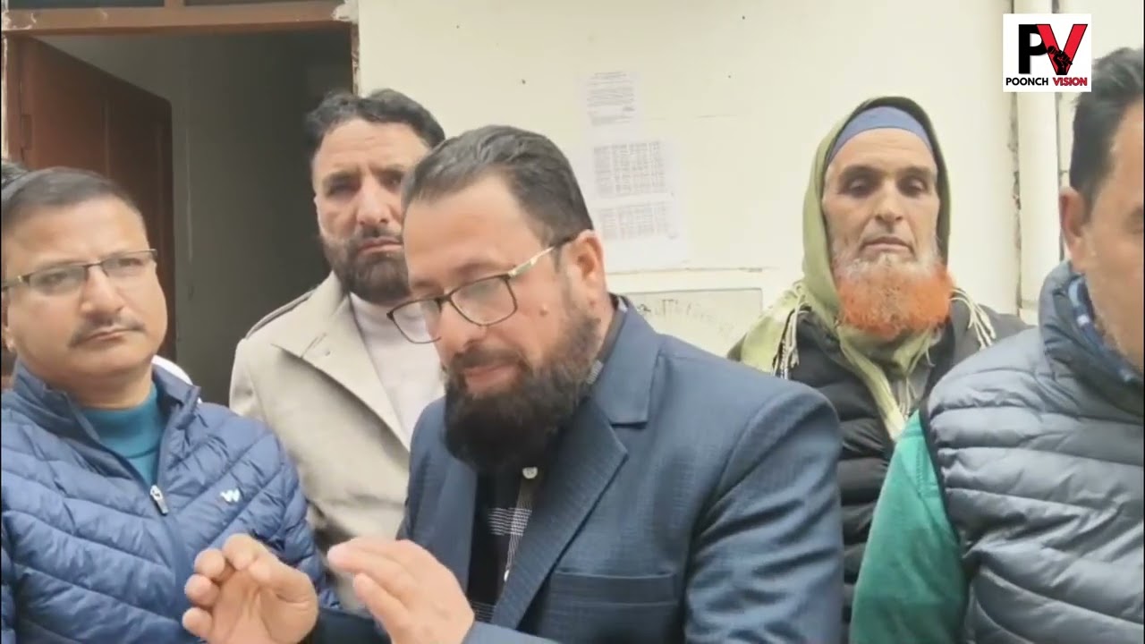 A delegation t Committee, District Poonch, District President Syed Mohammad Yousaf Chief Education.