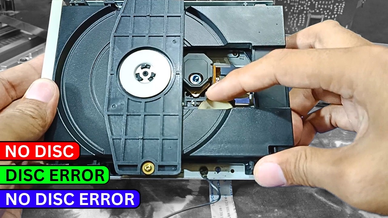 How to Fix CD Player NO DISC #cdplayer #compactdisc