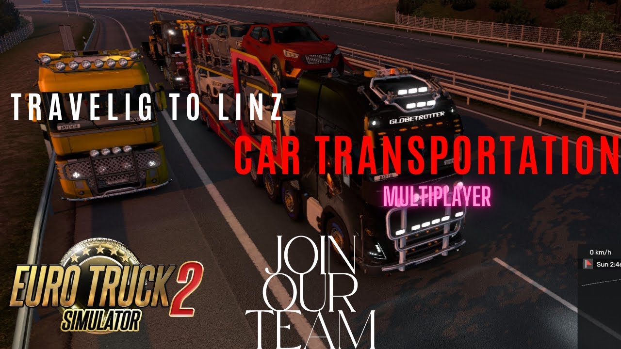 Hauling Cars to Linz! 🚛💨 | ETS2 Epic Delivery, ETS2 | Night Driving | Showing Skills | Truckers MP