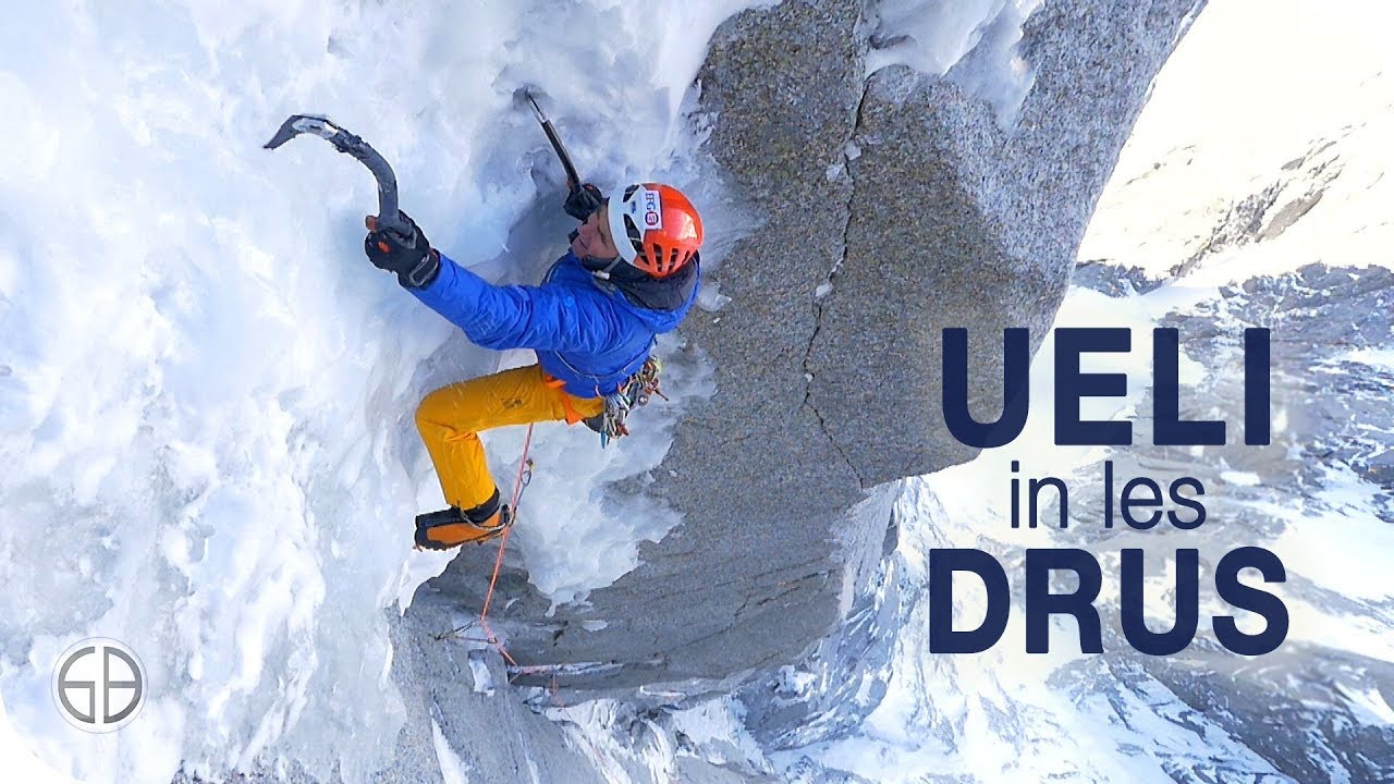 Ueli Steck & Mathieu Maynadier in Les Drus 