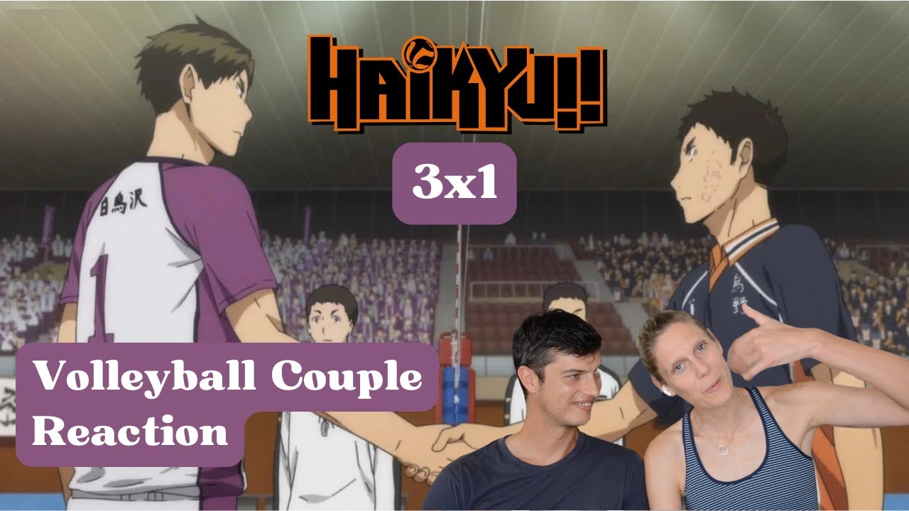 Volleyball Couple Reaction to Haikyu!! S3E1: 