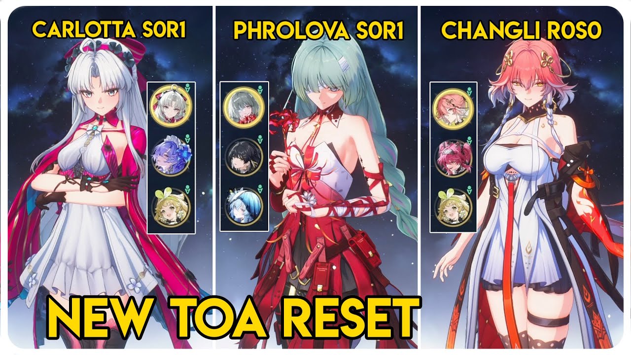 NEW ToA | Phrolova & Rover Changli & Lupa Carlotta & Cantarella | Wuthering Waves Tower of Adversity