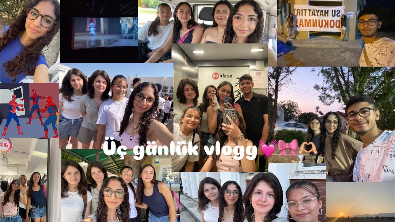 Üç günlük vlogg💓🎀🫶🏼