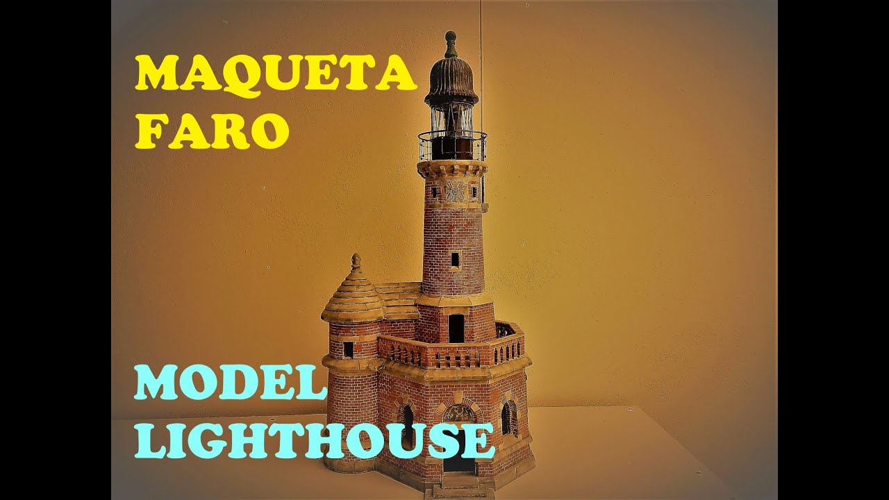 MAQUETA DEL FARO DE HOLTENAU KIEL - HOLTENAU LIGHTHOUSE MODEL LAMP