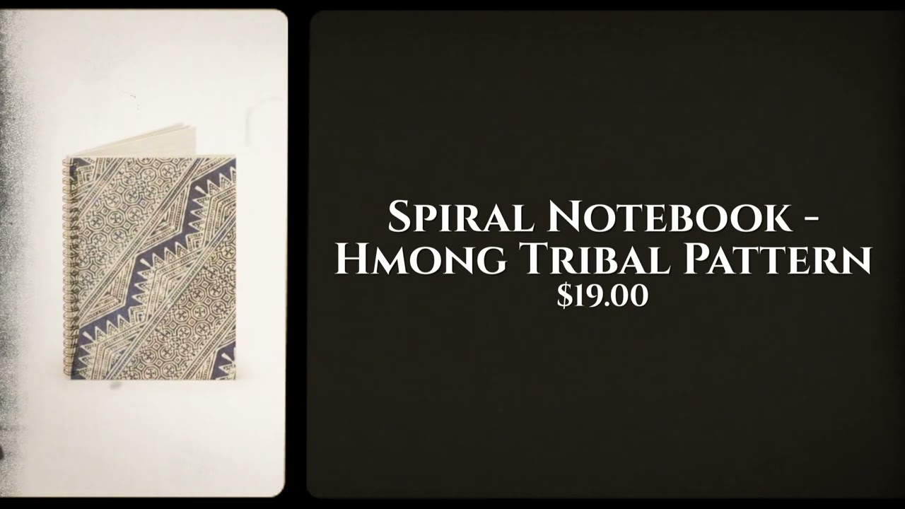 🌀 Hmong Tribal Vibe &ndash; Spiral Notebook for Dreamers & Doers 📔