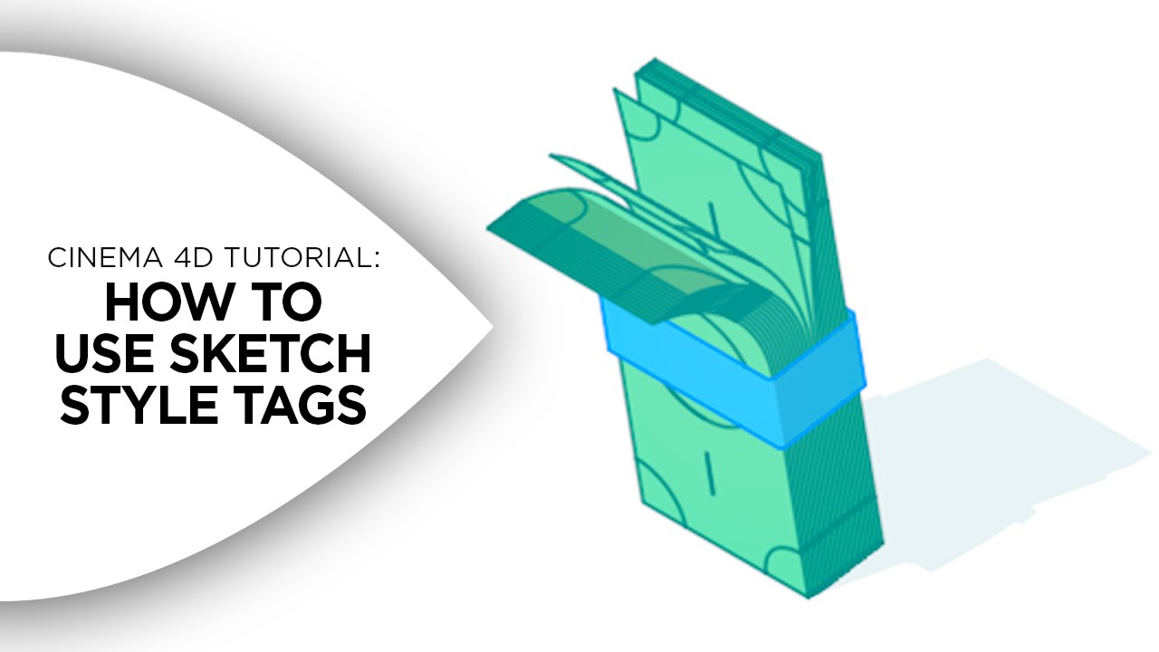 Cinema 4D Tutorial - Using Sketch Style Tags in Cinema 4D