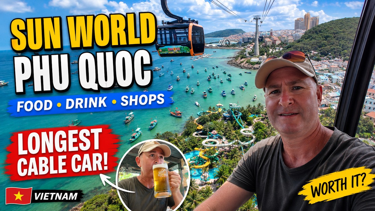 The Best Rides at Sun World Phu Quoc Vietnam Travel Vlog