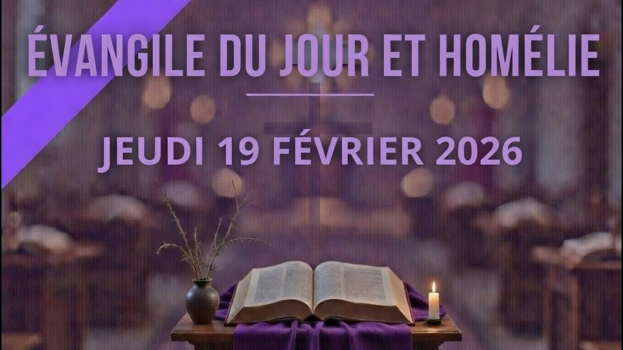 Méditation Jeudi 19 Févr 2026 Portez sa Croix avec Jésus : Evangile et Homélie expliqués