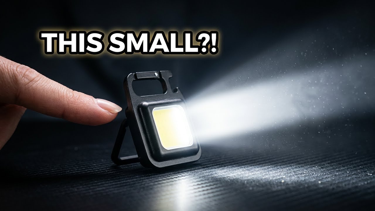 Mini Keychain Flashlight Review (Magnet, USB-C & COB Tested)