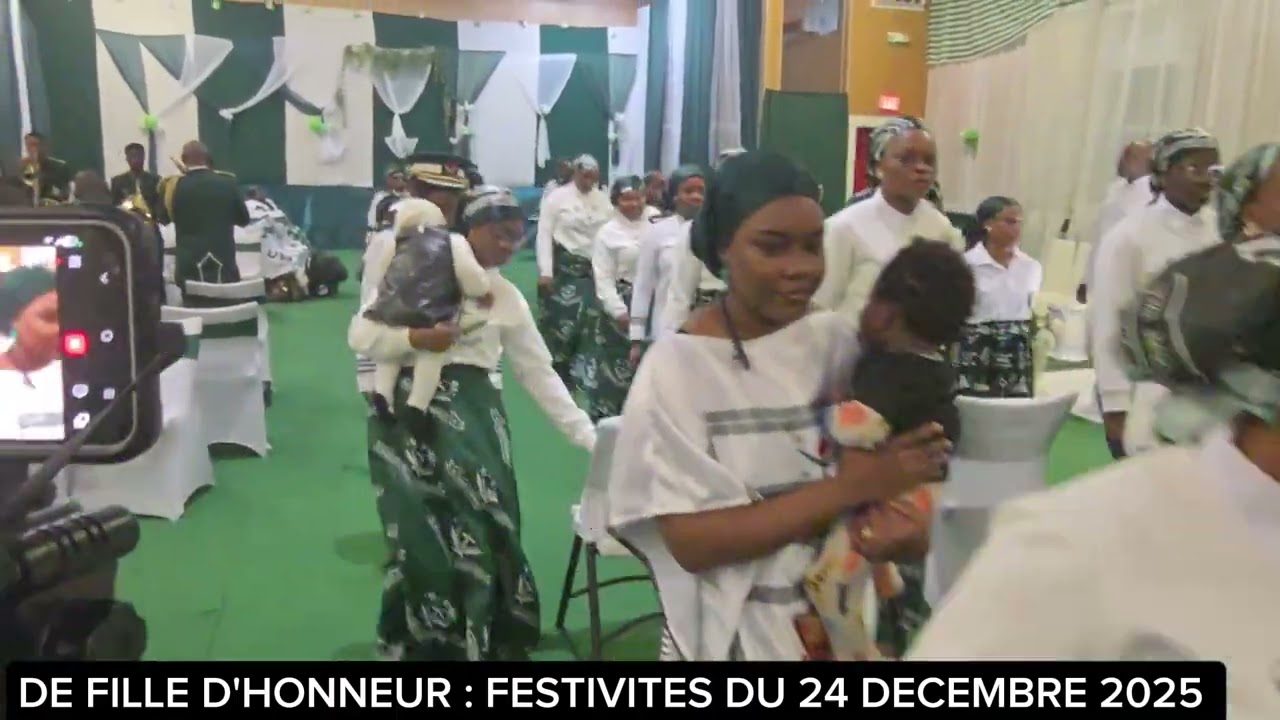 DE FILLE D'HONNEUR: FESTIVITES DU 24 DECEMBRE 2025