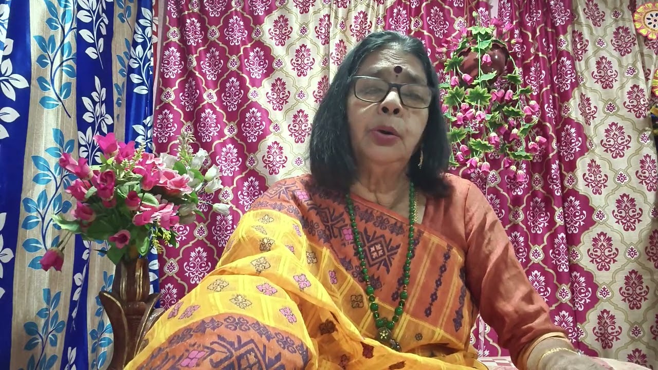 Ore vai fagun legechhe bone bone. Rabindrasangeet. Song by Gouri Roy.