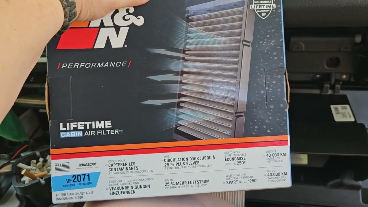 K&N Cabin Filter Installation 2018 Chevy Colorado 4WD 3.6