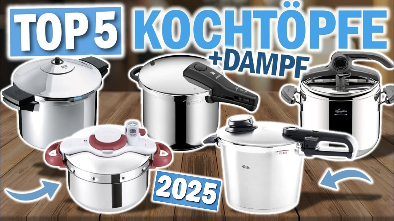 TOP 5 DAMPF KOCHTÖPFE 2026 | Die Besten Dampfkochtöpfe 2026