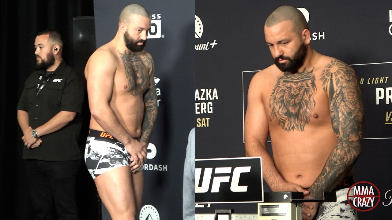 Josh Hokit BIZARRE weigh in for UFC 327