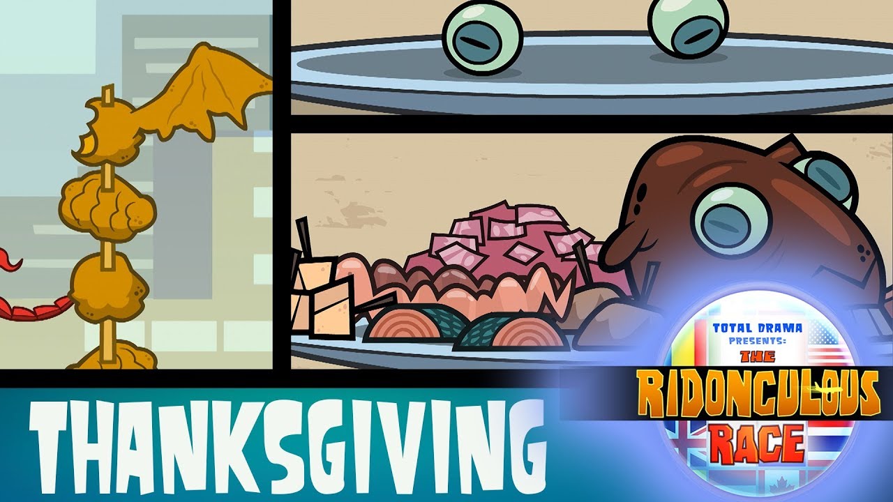 Thanksgiving Feast RIDONCULOUS RACE style | Total Drama