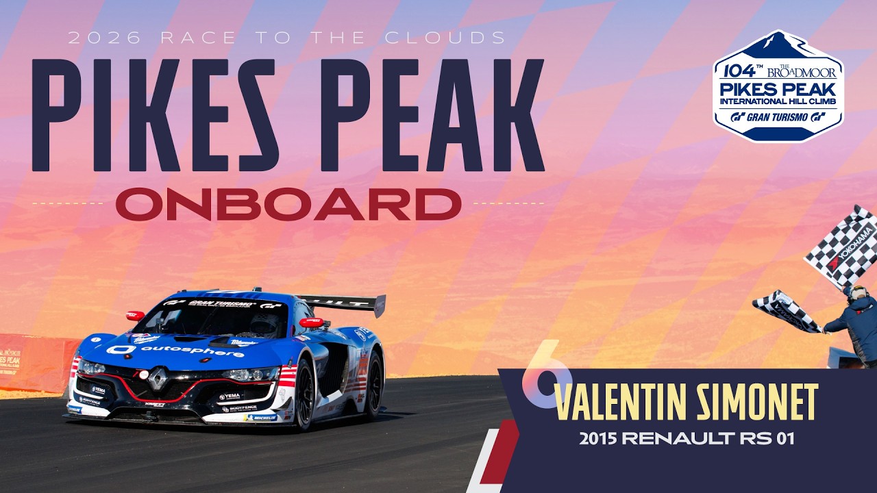 FIRST Renault Up Pikes Peak! Valentin Simonet in the RS 01 | Race Day Onboard 2026