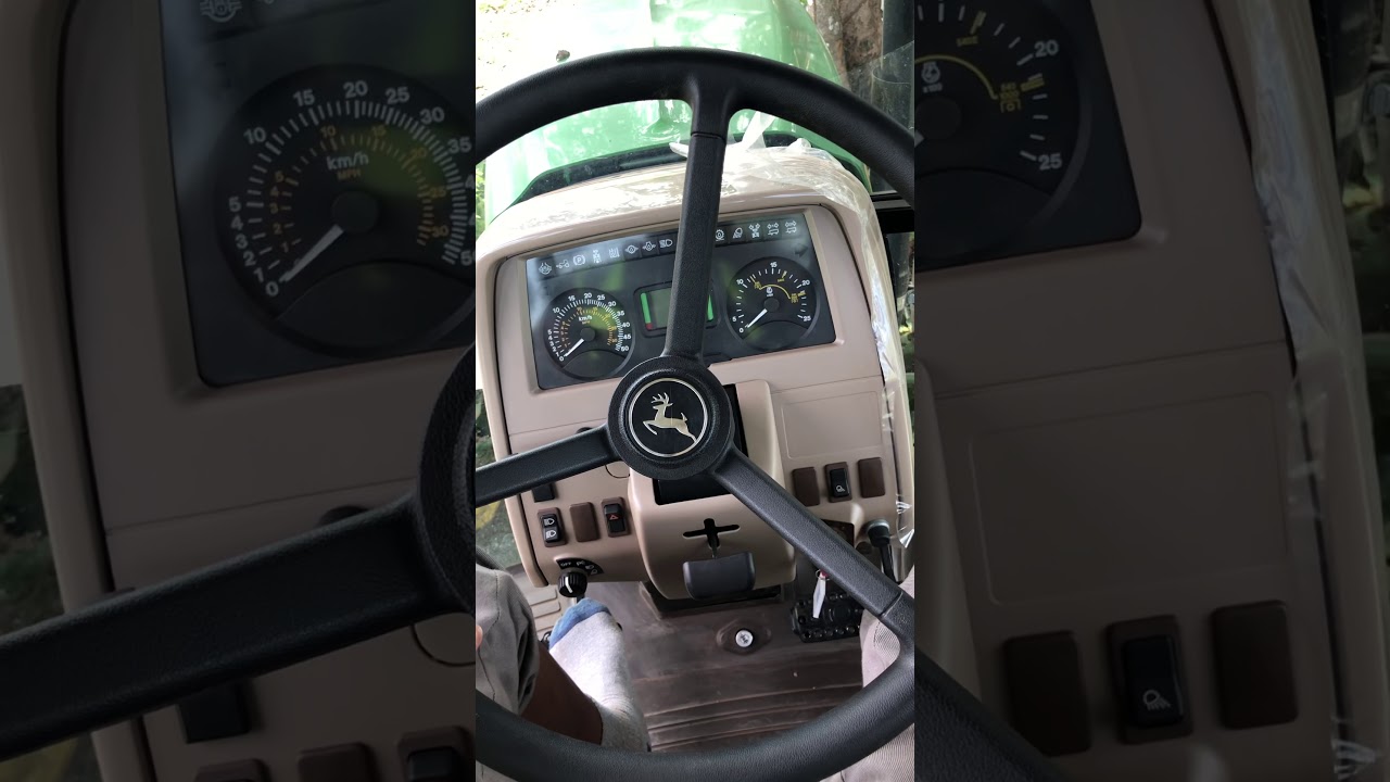 Comandos simples do trator john deere 6100j