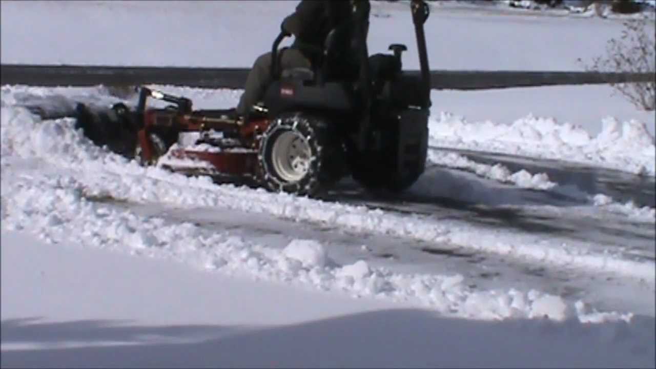 Zero Turn Snow plow