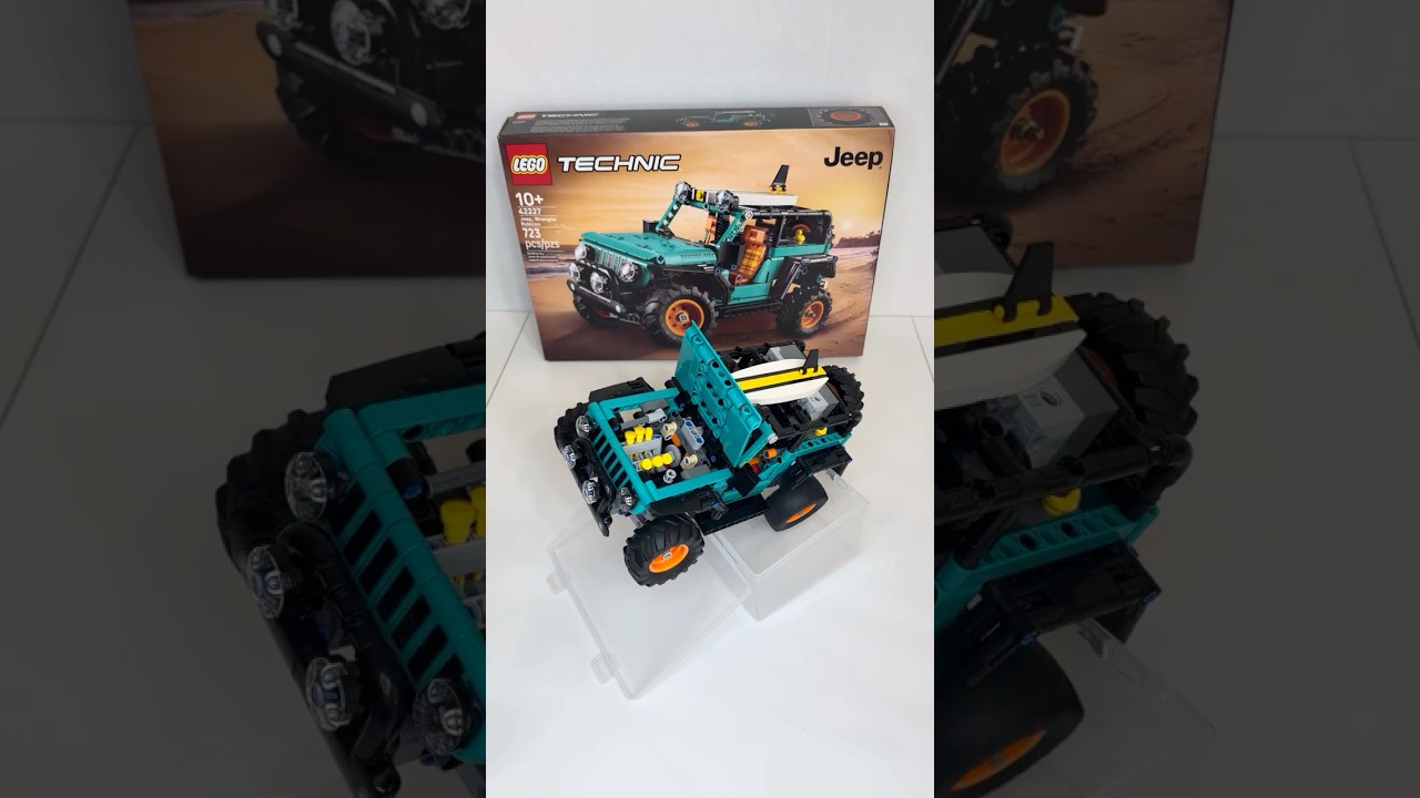 How to build and Motorize Lego technic 42227 Jeep Wrangler Rubicon RC Mod MOC