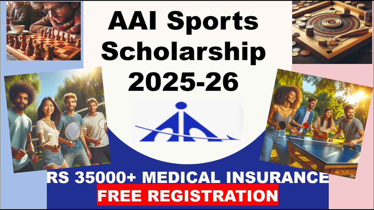 India's Biggest Scholarship for sportsperson 🏏 AAI Sports Contract Scheme 2025-26 - 35000/- benefits