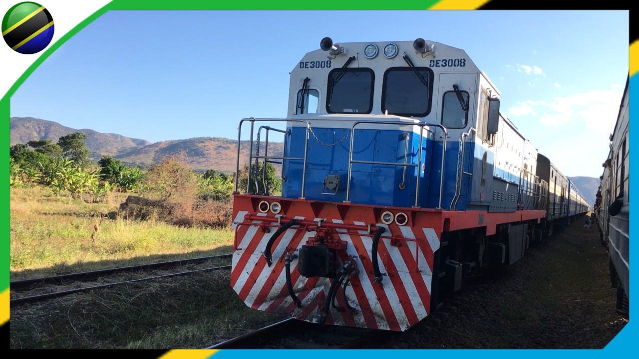 Train Crossing - TAZARA Railway window view [Vol.2] Tanzania