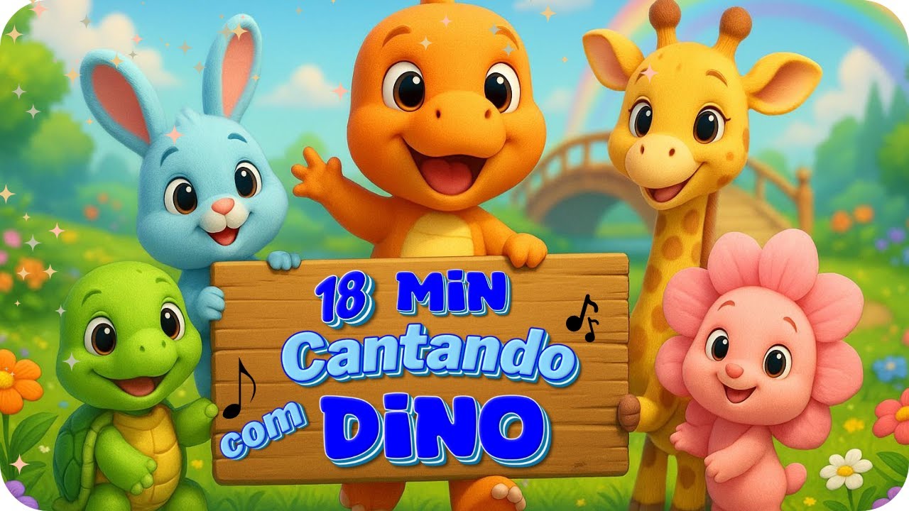 MARATONA de M&uacute;sica do DINO SALTITANTE |  Venha Cantar, Dan&ccedil;ar e se Alegrar com Dino