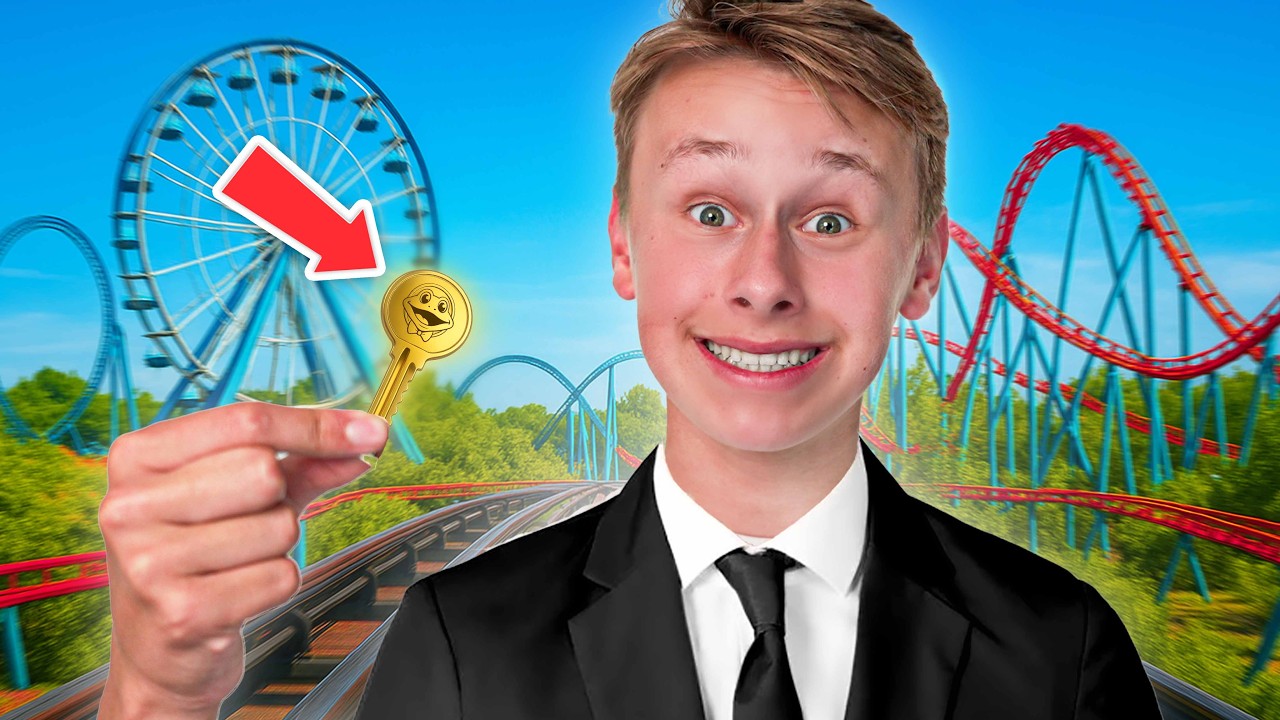 KIND IS EEN DAG DE BAAS IN PRETPARK *grappig
