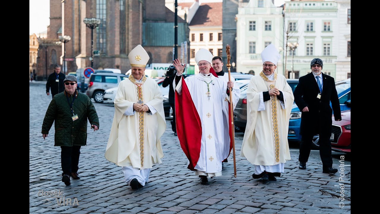 Mše svatá s biskupským svěcení P. Prokopa Brože 22. 2. 2025 (přenos Televize Noe)