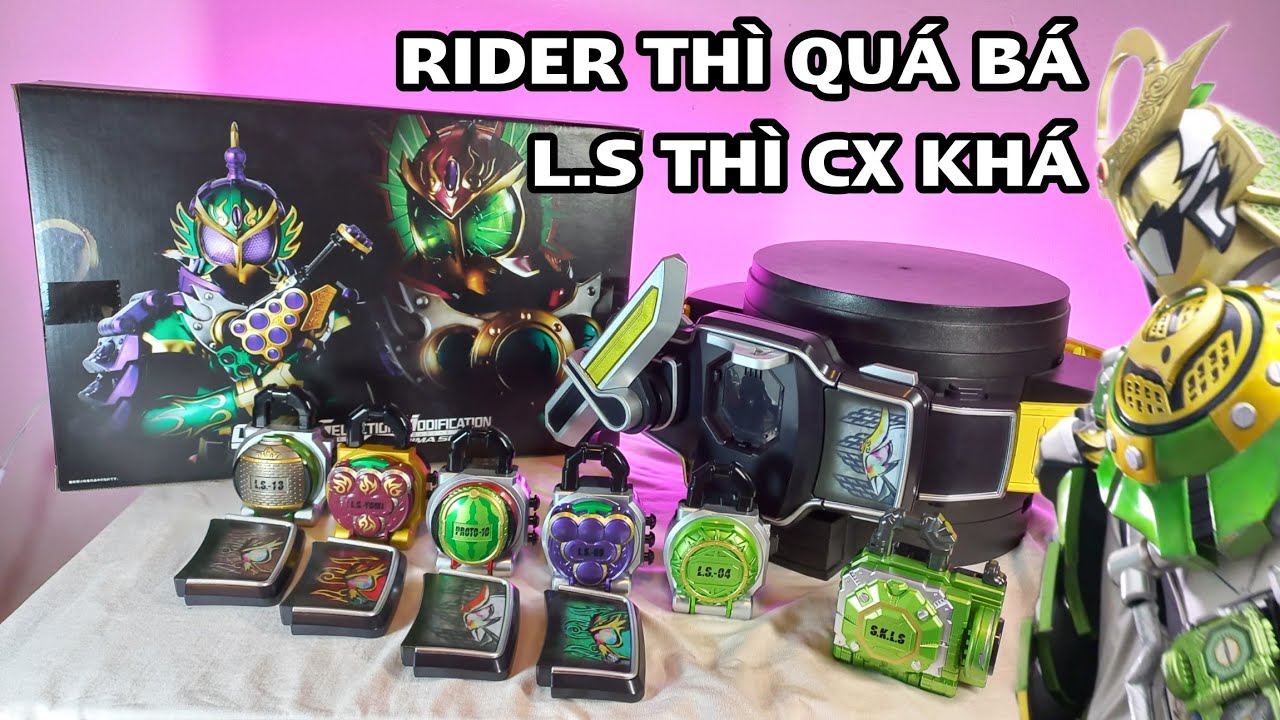 Review CSM Lockseed Kureshima Set: Khá Vjp Vì Rider Khá Bá. Kamen Rider Zangetsu X Ryugen.