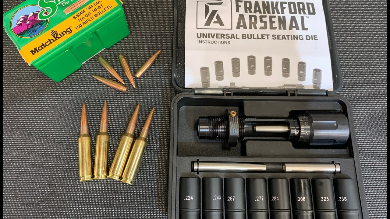 6 5 Creedmoor, 150gr Load Development plus FA Universal Seating Die