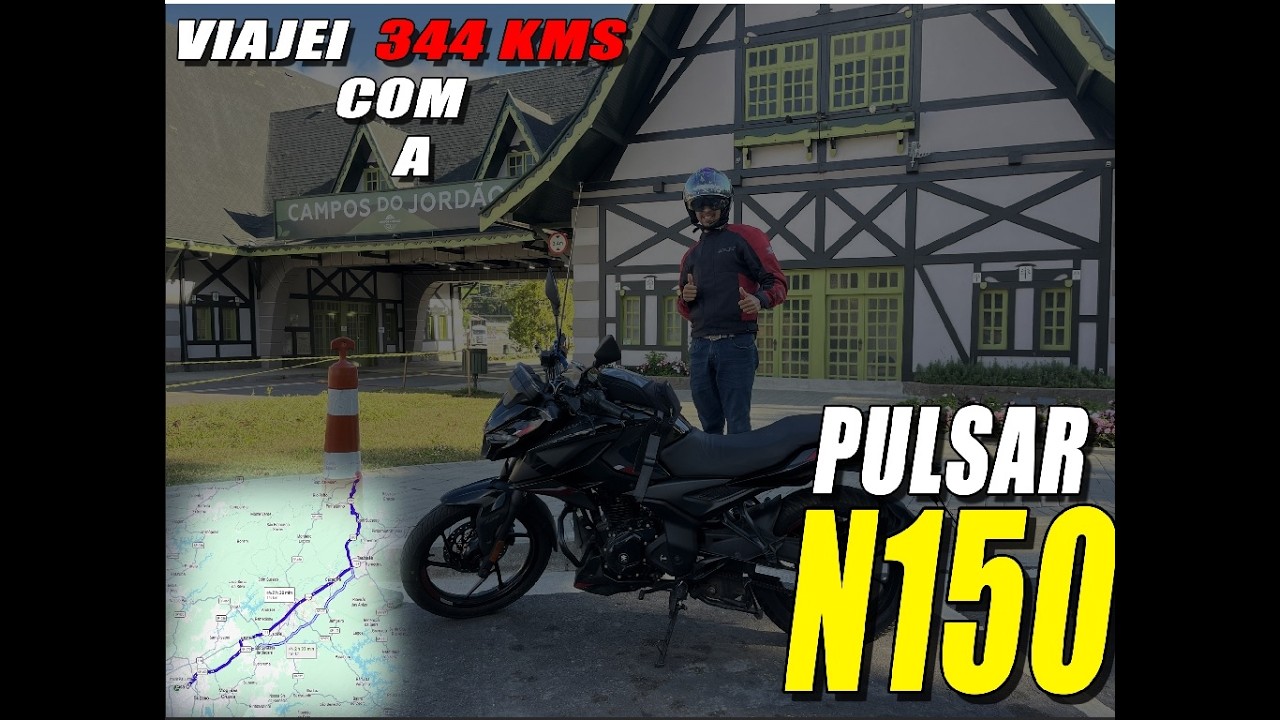 FUI PAR CAMPOS DO JORDAO COM A PULSAR N150