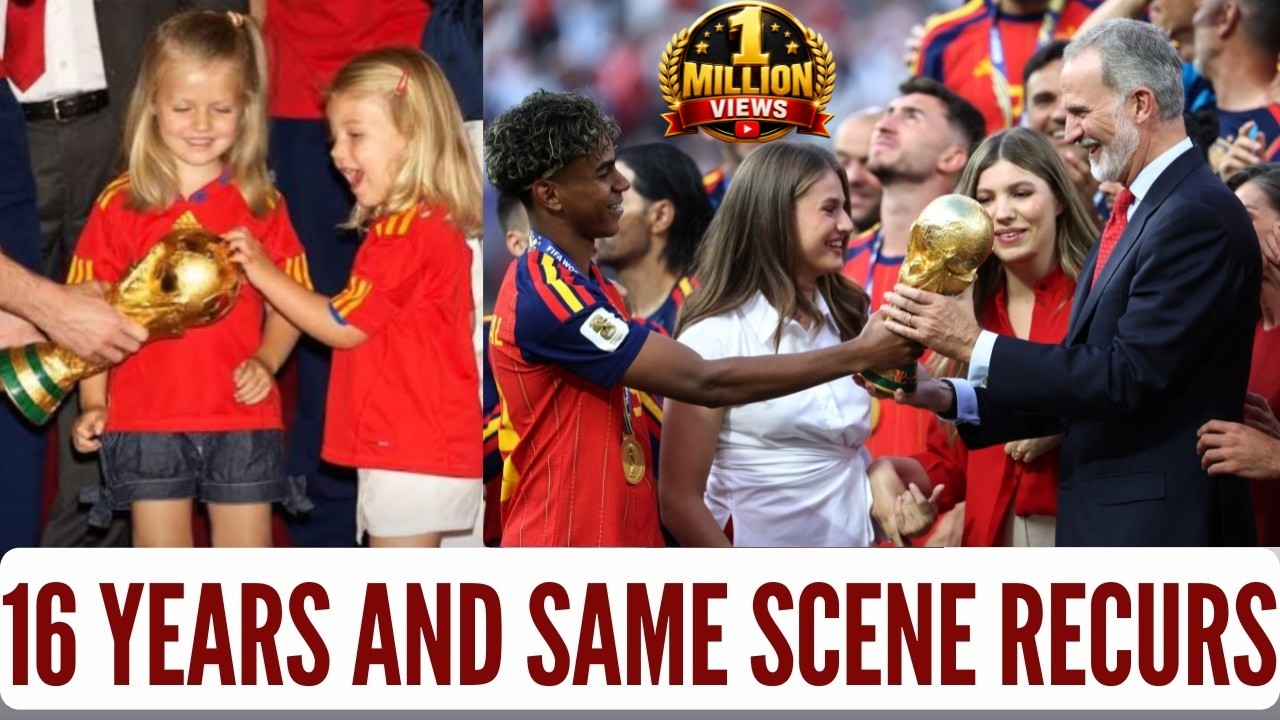 Spain's Royal Daughters Lift the World Cup Again &mdash; 16 Years After 2010 🇪🇸