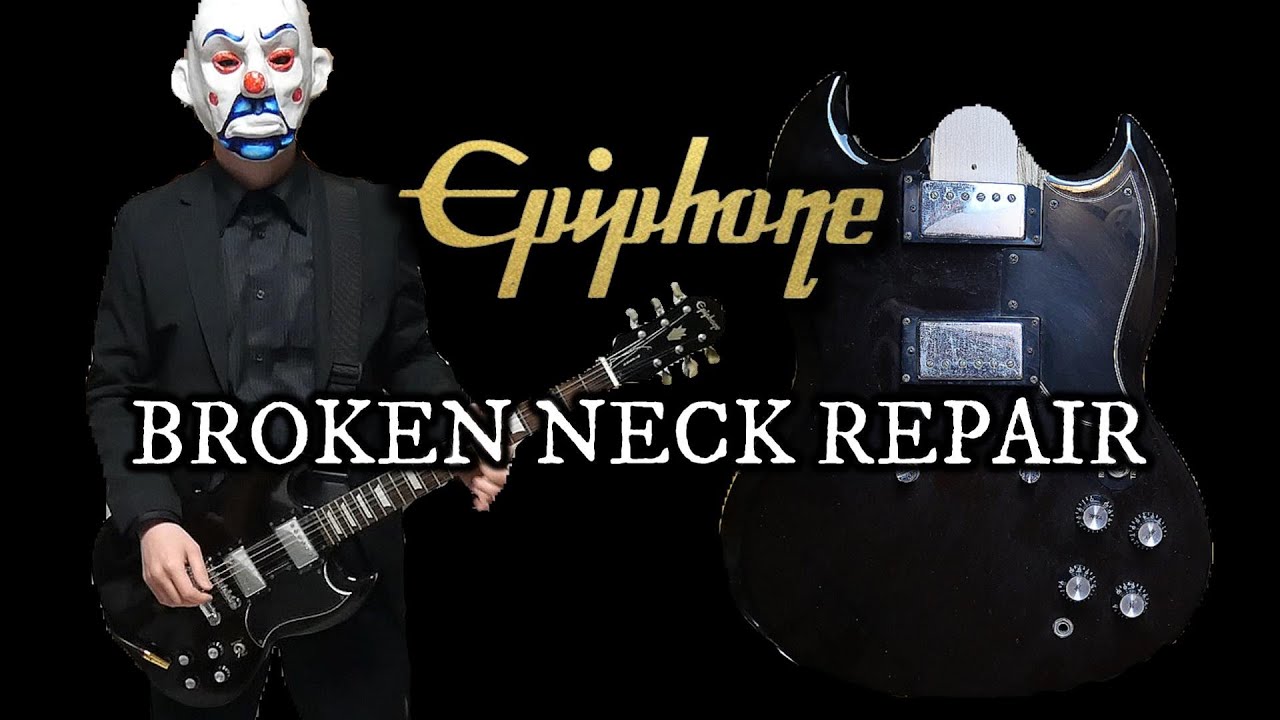 Epiphone Broken Neck Repair Guitar