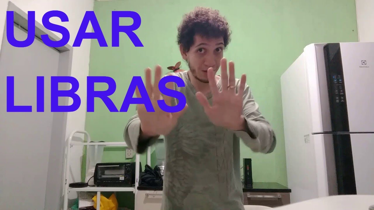 Sinal de USAR em LIBRAS