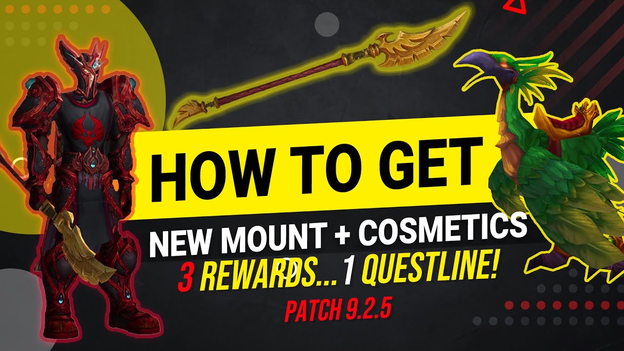 How To Get: Elusive Emerald Hawkstrider, Veil-Touched Ranseur + Blood Knight's Dedication Set! 9.2.5