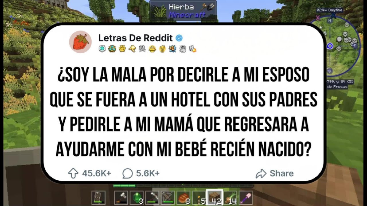 SOY LA MALA POR DECIRLE A MI ESPOSO Y SUS PADRES QUE SE FUERAN A UN HOTEL PORQUE NO ME AYUDAN