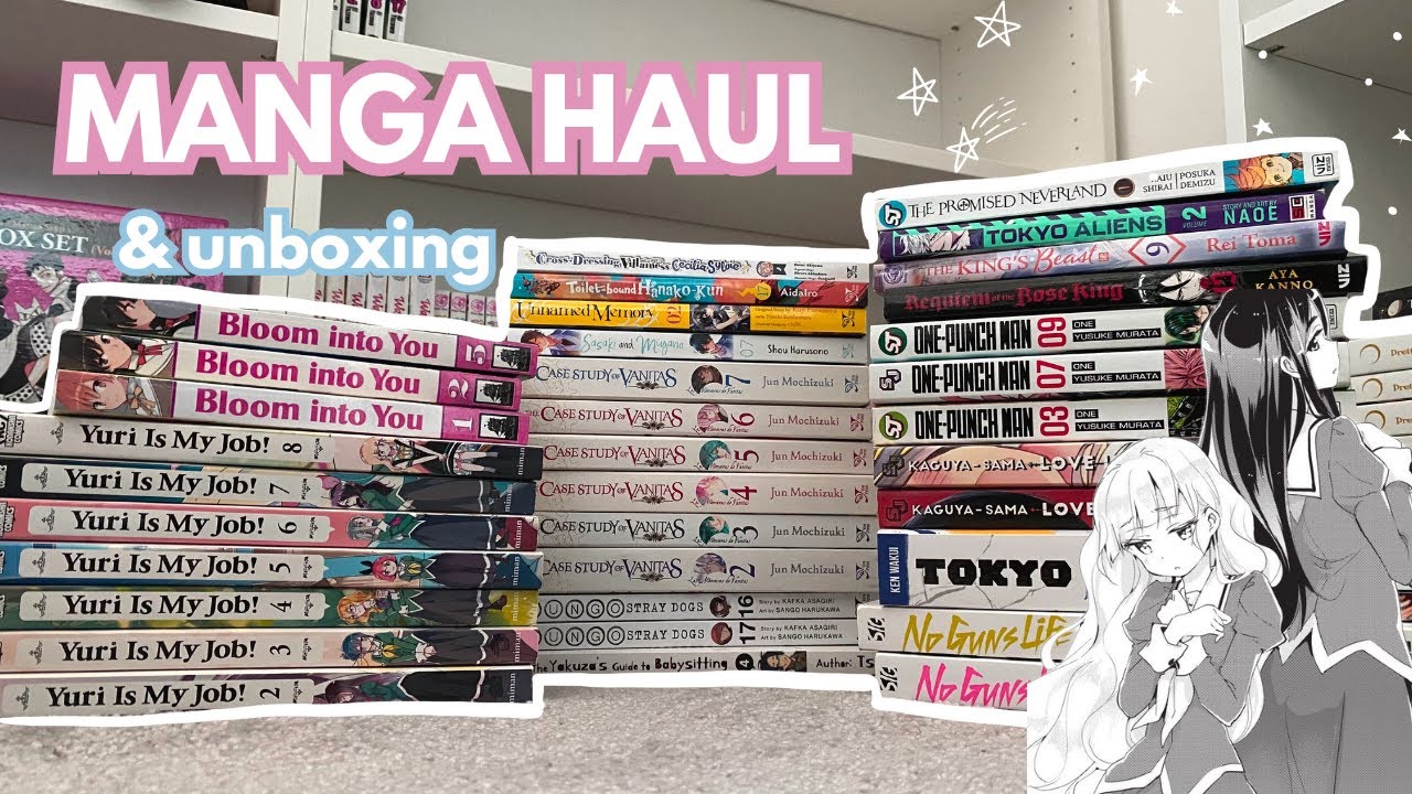 manga haul & unboxing🌸| february [35+ volumes]