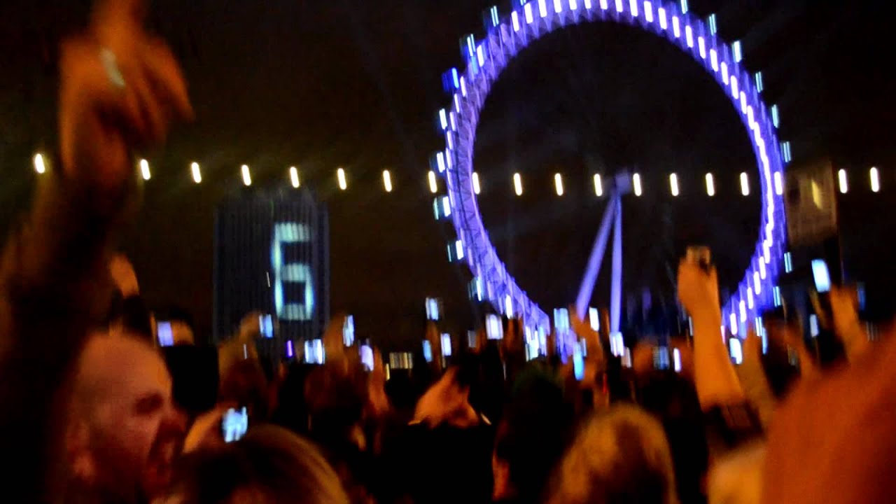 Countdown to 2012 at London Westminster - Countdown Moment