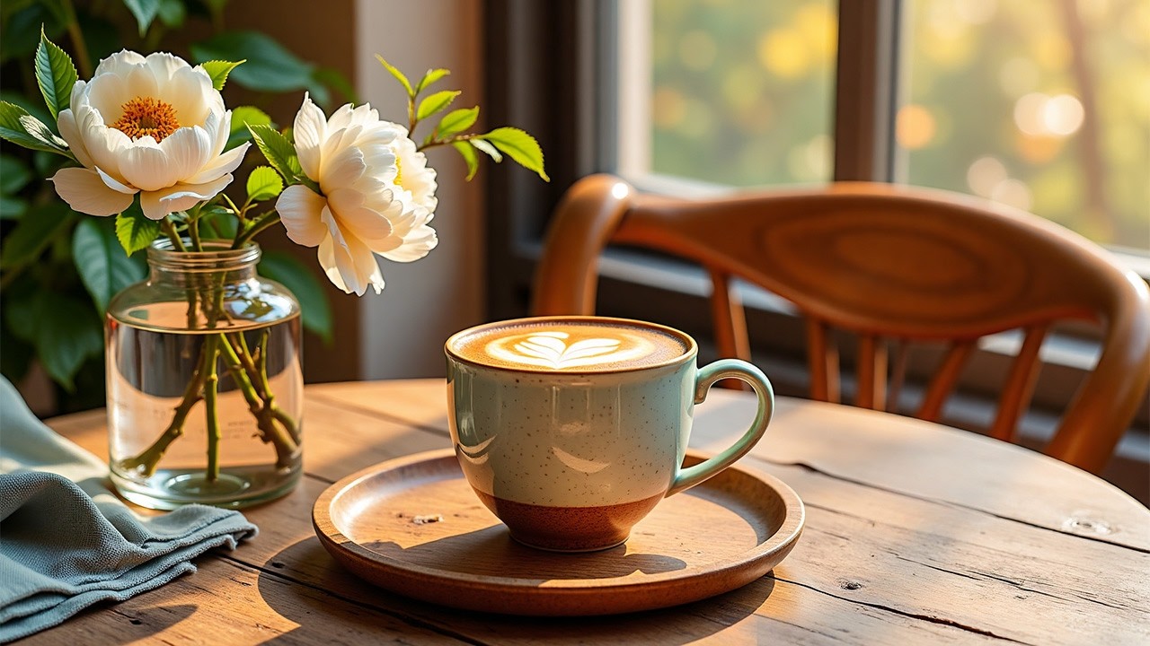 Delicate Morning Jazz ☕ Soothing Bossa Nova Instrumental & Upfitting Coffee for Great moods