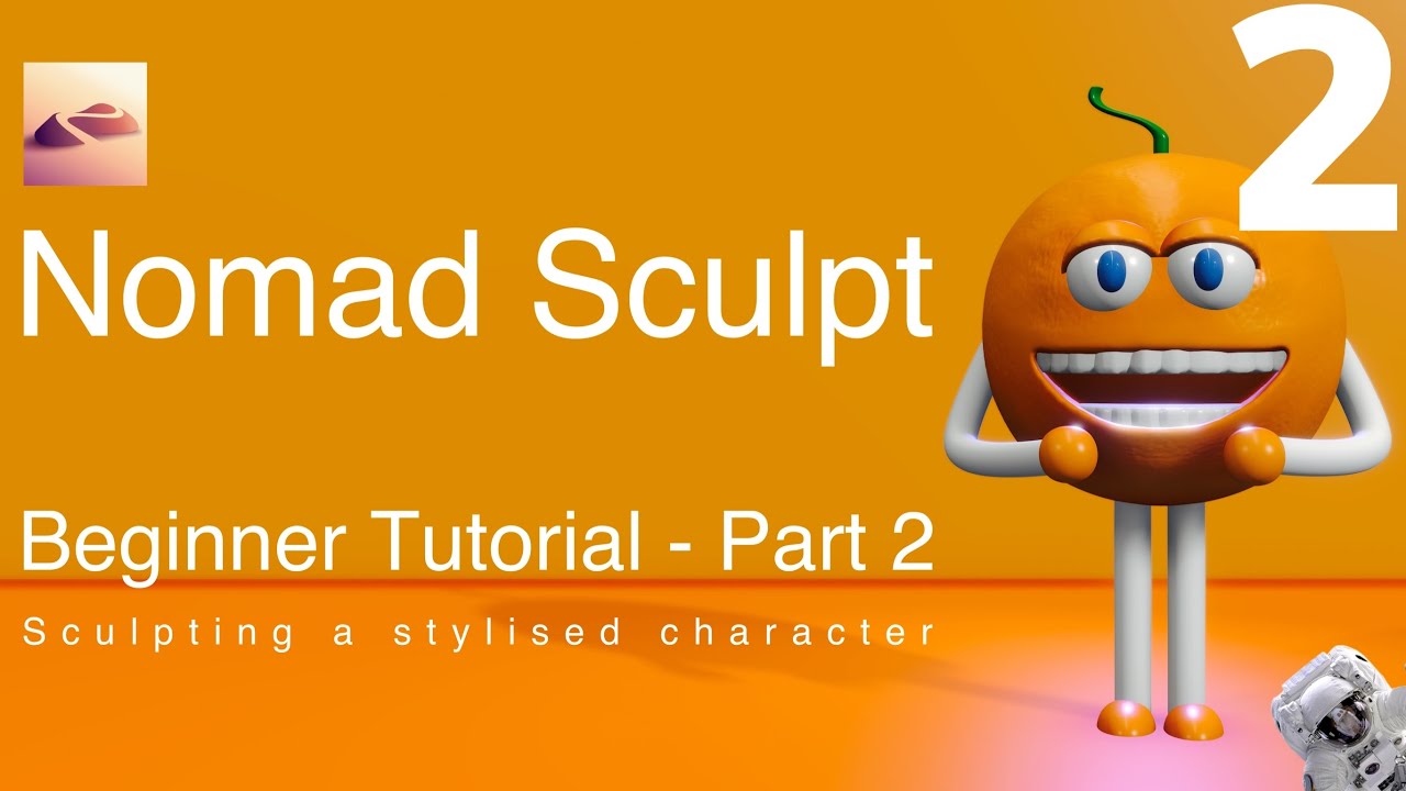 Nomad Sculpt Beginner Tutorial - Sculpting a stylised character - Part 2