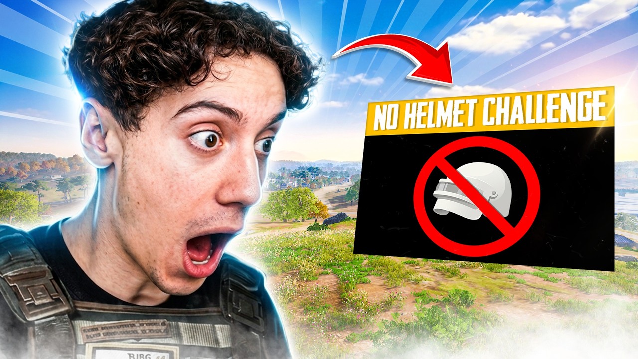 TGLTN Tries The NO Helmet Challenge in PUBG!