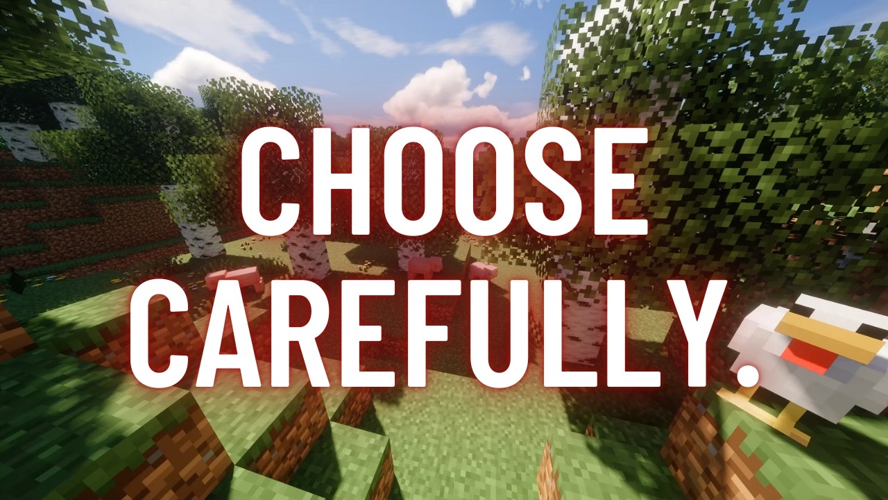 You are suffocating under the weight of your own choices