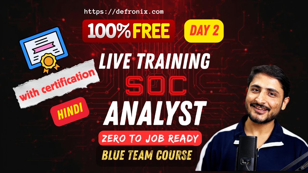 Class 2 | Human Attack Vectors, Process & Technology - SOC Analyst Job Ready Free Course (Hindi)