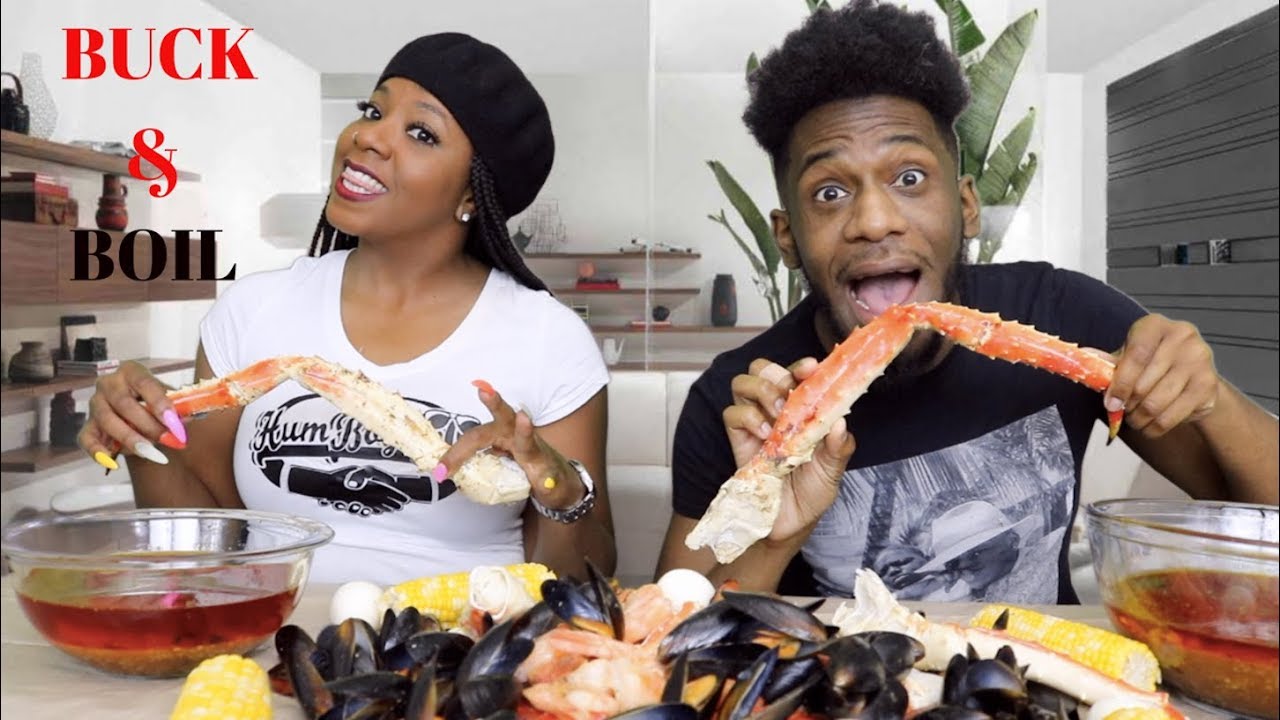 SEAFOOD BOIL W/ @IAM_PRETTYNIKI FROM LIFETIME'S BRING IT | eating show |  asmr | mukbang