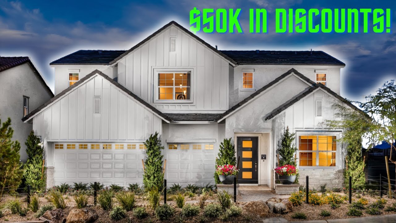 HUGE SAVINGS | Modern Farmhouse in Skye Canyon | Toll Brothers Vista Rossa Montoro Plan | $672,995+