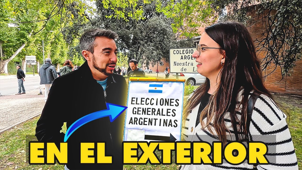 Conversamos con ARGENTINOS votando desde el exterior | Elecciones Argentina 2023