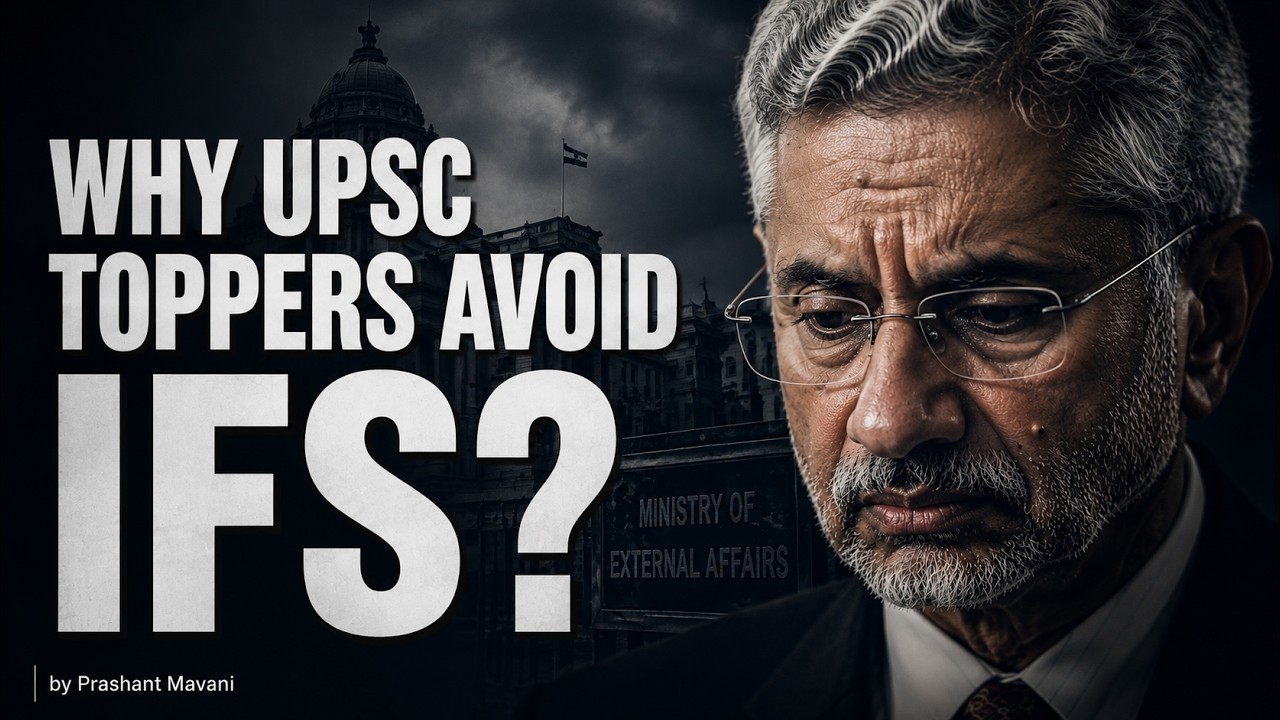 Dark realities of Indian Foreign Service - UPSC Civil Services Services Preference | Prashant Mavani