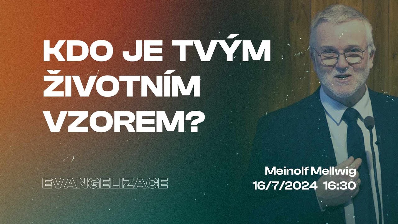 &bdquo;Kdo je tv&yacute;m životn&iacute;m vzorem?&ldquo; - Živ&yacute; přenos evangelizace XcamP 2024