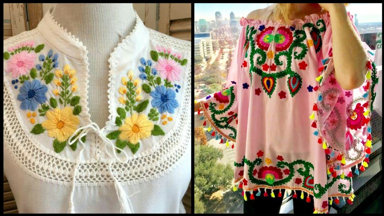 Top Stylish And Trendy Hand Embroidered Dress Designs Collection 2019// Latest Hand Embroidery