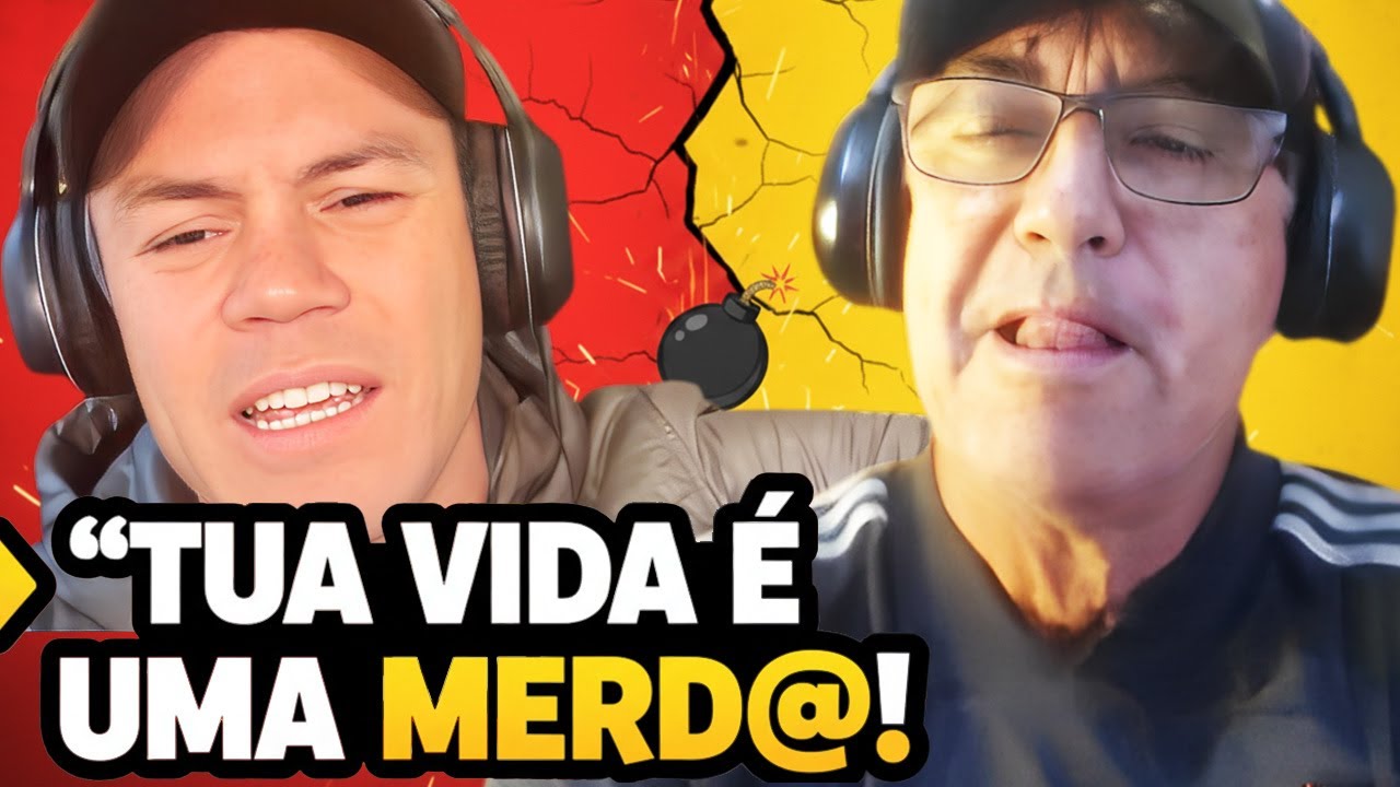 KLEBÃO JANTOU O VÉIO! 🍽️ “TUA VIDA É UMA MERD@!” 💥